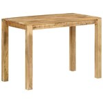 vidaXL Table à dîner 110x55x76 cm Bois de manguier massif