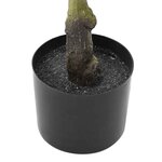 vidaXL Ficus artificiel 30 feuilles 125 cm vert