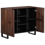 vidaXL Buffet marron 90x34x75 cm bois massif de manguier