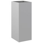 vidaXL Jardinière argenté 32x29x75 cm acier galvanisé