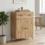 vidaXL Buffet Chêne artisanal 66 x 34 5 x 90 cm Bois d'ingénierie