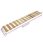 vidaXL Rouleau de decking Naturel 50 x 300 cm Bois de pin imprégné