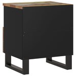 vidaXL Table de chevet Bois de récupération et d'ingénierie