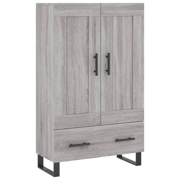 vidaXL Buffet haut sonoma gris 69 5x31x115 cm bois d'ingénierie