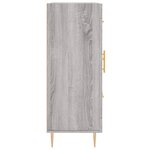 vidaXL Buffet sonoma gris 69 5x34x90 cm bois d'ingénierie
