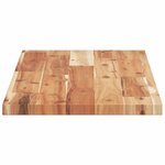 vidaXL Étagères flottantes 2 Pièces 100x30x2 cm acacia massif à l'huile