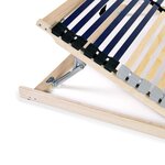 vidaXL Sommier à lattes avec 42 lattes 7 zones 80 x 200 cm