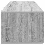 vidaXL Meuble TV mural Sonoma gris 98 x 41 x 30 cm Bois d'ingénierie