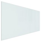 vidaXL Plaque de verre pour cheminée rectangulaire 120x60 cm
