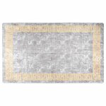 vidaXL Tapis lavable antidérapant 120x180 cm gris