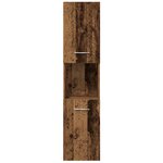 vidaXL Ensemble de meubles salle de bain 4 Pièces bois d'ingénierie