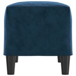 vidaXL Banc Bleu 70x35x41 cm Velours