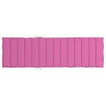 vidaXL Coussin de chaise longue rose tissu oxford