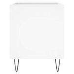 vidaXL Armoire à disques blanc 85x38x48 cm bois d'ingénierie