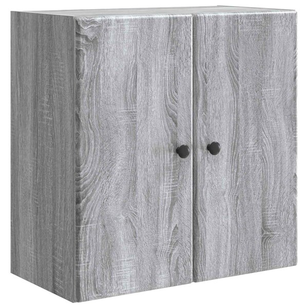 vidaXL Armoire Murale 59 x 31 x 60 cm Bois d'ingénierie Sonoma gris