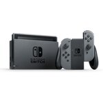 Console Nintendo Switch avec paire de Joy-Con gris + Manette Pro Controller