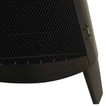 vidaXL Poêle de jardin avec tisonnier 38x38x122 cm Acier