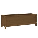 vidaXL Lit surélevé de jardin brun miel 119 5x40x39 cm bois pin massif