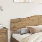 vidaXL Tête de lit Chêne artisanal 180 cm Bois d'ingénierie