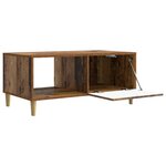 vidaXL Table basse Bois ancien 90 x 50 x 40 cm Bois d'ingénierie