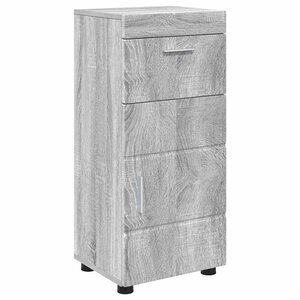 vidaXL Cabinet de salle de bain TULUM Sonoma gris 37 x 31.5 x 82 cm