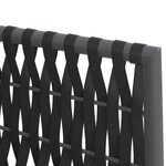 vidaXL Ensemble à manger de jardin 9 Pièces coussins résine tressée acier