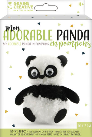 Kit pompon Activités manuelles Panda
