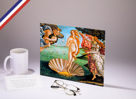 Affiche 24x30 en édition limitée créée et imprimée en france - la naissance de vénus de sandro botticelli