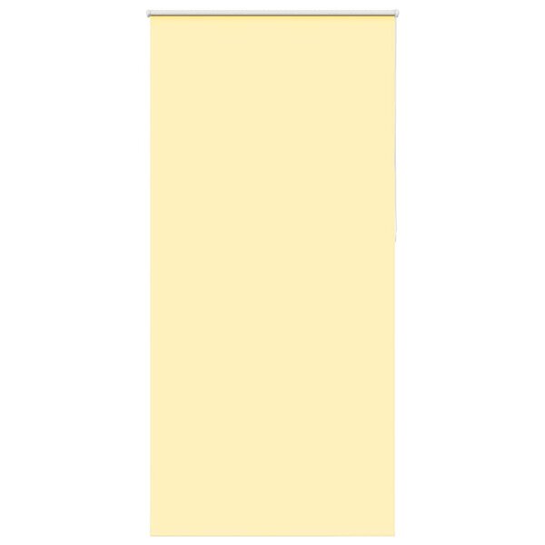 vidaXL Store enrouleur occultant jaune largeur du tissu 95 7 cm