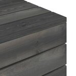 Vidaxl salon palette de jardin 7 pièces avec coussins bois de pin massif