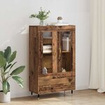 vidaXL Haut Armoire Bois Ancien 69 5 x 31 x 115 cm Bois d'ingénierie