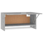 vidaXL Garde-robe gris béton 70x32 5x35 cm bois d'ingénierie