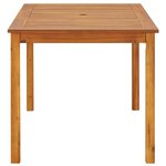 vidaXL Table de jardin 140x80x74 cm Bois d'acacia massif