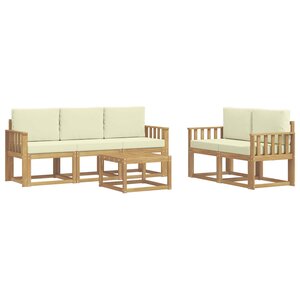 vidaXL Ensemble de canapés d'extérieur 6 pc