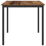 vidaXL Table de salle à manger / Table de repas MÉTAL