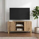 vidaXL Meuble TV 102 x 34 5 x 50 cm Chêne artisanal Bois d'ingénierie