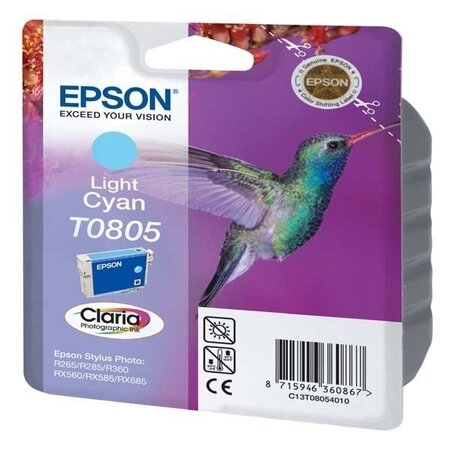 Epson t0805 colibri cartouche d'encre cyan clair