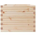 vidaXL Jardinière 60x60x46 cm bois de pin massif