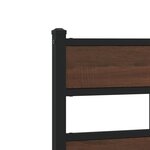 vidaXL Cadre de lit sans matelas avec tête de lit pied de lit 90x190cm