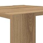 vidaXL Table basse chêne artisanal 40x40x30 cm bois d'ingénierie