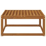 vidaXL Pouf d'Extérieur Naturel 79 x 79 x 37 cm