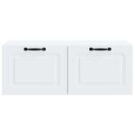 vidaXL Meuble TV mural Blanc 78 5 x 41 x 30 cm Bois d'ingénierie