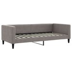 vidaXL Lit de jour avec lit gigogne taupe 90x200 cm tissu
