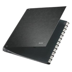 classeur trieur carton 1-12 12 compartiments Noir LEITZ