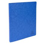 Classeur 2 Anneaux 15mm Carte Lustrée - A4 - Bleu - X 10 - Exacompta