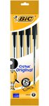 étui de 4 stylos à bille Cristal Medium  noir BIC