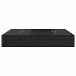 vidaXL Cadre de lit Chêne noir 200 x 180 x 31 5 cm Bois d'ingénierie