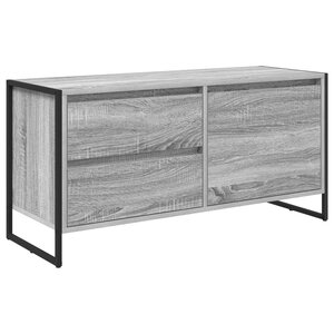 vidaXL Meuble TV Gris Sonoma 100 x 36 x 49.5 cm Bois d'ingénierie