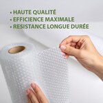 Pack And Move - Film À Bulle Recyclé - 1 X 100 M - Déménagement  Expédition Et Protection - Papier Bulle De Qualité