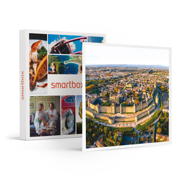 SMARTBOX - Coffret Cadeau Vol en hélicoptère de 30 min pour 2 personnes au-dessus de Carcassonne et ses environs -  Sport & Aventure